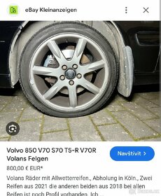 Volvo 850R - 17" disky Volans s pneu 215/45 R17 - 12