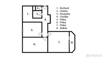 Prodej bytu s balkonem 3+1 v Olomouci 71 m2 - 12