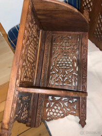 Indické dřevo dekorace 39ks_1980 - 1985 zachovalý stav - 12