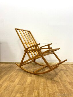 Retro křeslo houpací 60. léta - 12