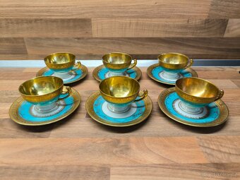 Starožitná Art Deco porcelánová souprava - 12