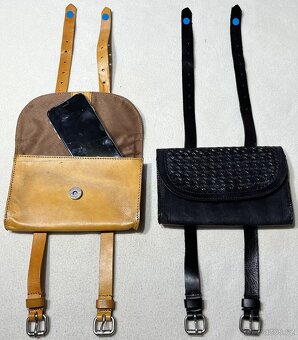 Kožené pouzdro na mobil k westernovému sedlu - 12