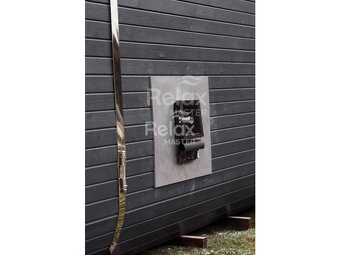 Zahradní finská sauna CUBE sauna 3M s terasou - 12