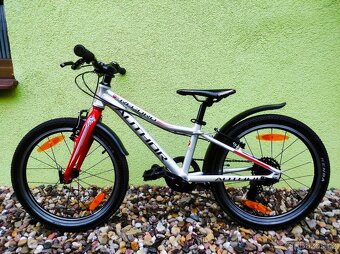 Značkové kolo Author Record 20" (stříbrná/červená) - 12