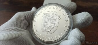 Panama 20 Balboas 1974 Proof v etui. - 12