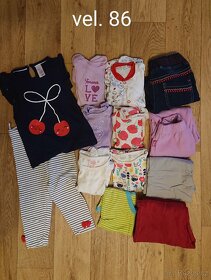 Oblečení pro holčičku vel. 62-98 - 12