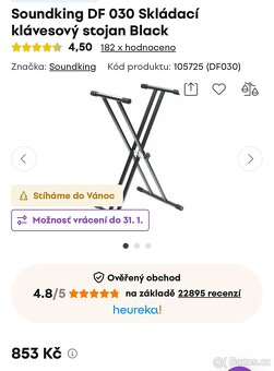 Yamaha NP-32 WH digitální piano + příslušenství - 12