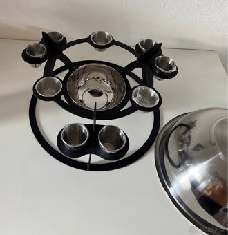 Nerezový SADŽ s ohřevem, sosečkami a panáky - 12