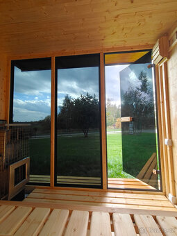Venkovní panoramatická sauna Horizont M3 - 12