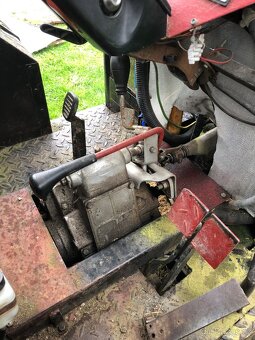 Malotraktor domácí výroby s vozíkem - 12