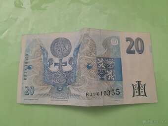 PAPÍROVÁ DVACETIKORUNA PAPÍROVÁ 20 VIZ FOTO IHNED K PRODEJI - 12