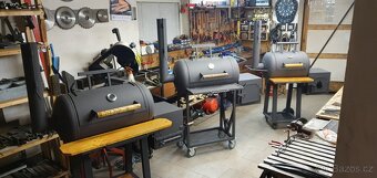 Velký zahradní BBQ Gril (Americký styl) SMOKER - 12