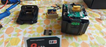 Aku 18V/9.0, 6.0Ah,pro nářadí Makita 18V-LXT a jiné nářadí. - 12