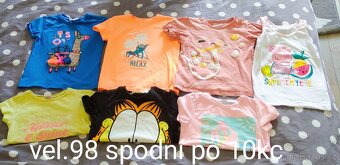 Trička a letní oblečení 98-116 - 12