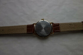 Staré,funkční,  pozlacené hodinky Prim-17 jewels - 12
