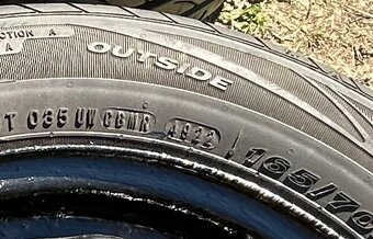 4x Letní pneu s disky 165 70R 14 na Š Fabia, VW, SEAT - 12