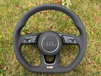 AUDI VOLANT ZKOSENY SPORTOVY + PADLA + AIRBAG - 12
