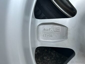 Alu kola R14 5x100 VW,Škoda + letní pneu 165/65/14 - 12