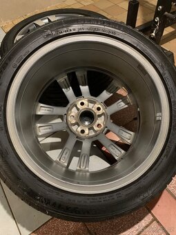 Alu kola Škoda R17 5X112 LETNÍ PNEU 225/45 R17 100% Vzorku - 12