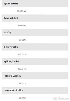 Elektrická koloběžka GoGEN VOYAGER POWER S911 černá - 12
