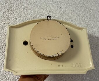 Kuchyňské starožitné keramické hodiny mechanické - 12
