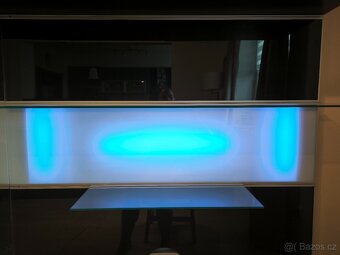 IKEA BESTA TV stěna s držákem TV+ LED osvětlení - 12