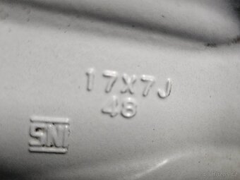 ‼️Alu disky SUBARU 17" +☀️letné pneu 225/60 R17 + TPMS - 12