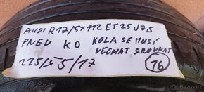 ALU Kola Audi R17/5x112 - 12