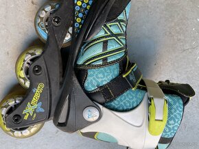 Kolečkové brusle/inline - rostoucí K2 Charm X Pro - mám 2 ks - 12