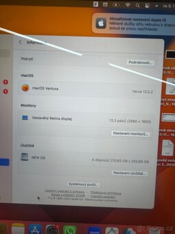 MacBook Pro 13″ (2016) TOP stav baterie - 12