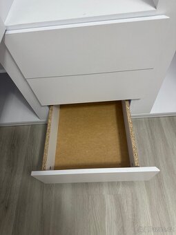 Šatní skříň Carlos, bílá, 152 cm - 12