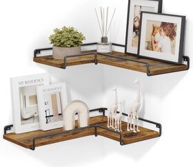 Nové 2ks rohové police Vasagle - 12