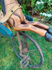 Starožitný koník s vozíkem - 12