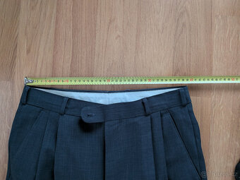 Pánský oblek, sako + kalhoty + vesta - 12