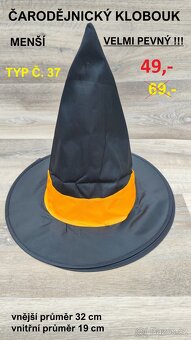 Čarodějnické klobouky - MENŠÍ - SLEVY - 12