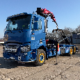 Hákový nosič kontejnerů s hydraulickou rukou  Renult C480 - 12