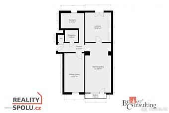 Prodej, byty/3+1, 73 m2, Alešova 2418/16, 30100 Plzeň, Plzeň - 12