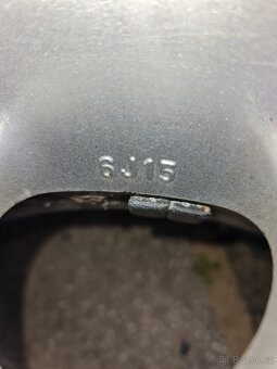 Alu kola 6J 15 Peugeot 106 205 306 309 GTI originál - 12