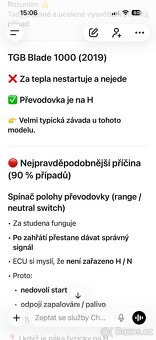 TGB Blade 1000 ESP. 150 000Kč - 12