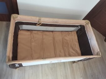 Dětská postýlka Lionelo Sven Plus hnědá - 12