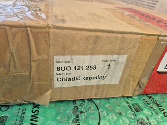 chladič Škoda Felicia 1.6MPI , 1.9d bez klimatizace 6U012125 - 12