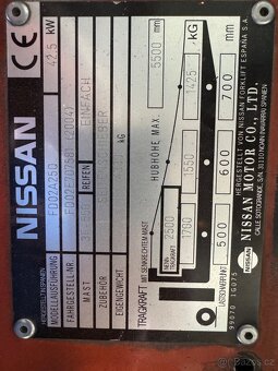 VZV Nissan FD02A25Q 2,5T - 12