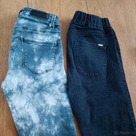 9x kalhoty vel. 140-XXS: jeans,legíny,rifle,... - 12