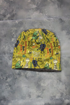 Dětská podzimní čepička - více motivů - 12