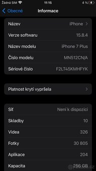 iPhone 7 Plus – 256 GB – 100 % baterie – Kompletní balení - 12