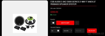 2 SADY ESB AUDIO KOMPONENTNÝCH REPRO DO AUTA - 12