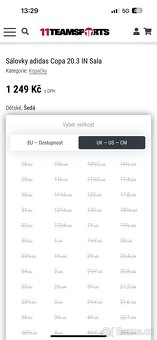 Salovky Adidas vel 33, stelka 20 cm - 12