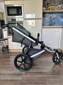 Kocarek Thule urban glide 2 + korbicka + prislusenstvi - 12