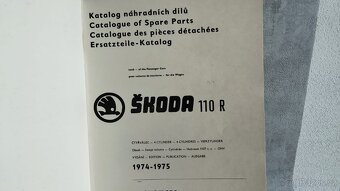 Katalog náhradních dílu na ŠKODA 110R, 110 R erko. - 12