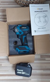 Rázový Aku utahovák-ONEVAN,Gisam, pro Aku Makita baterie 18V - 12